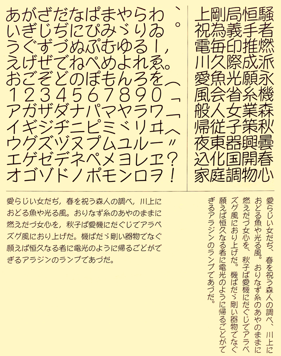 総合書体